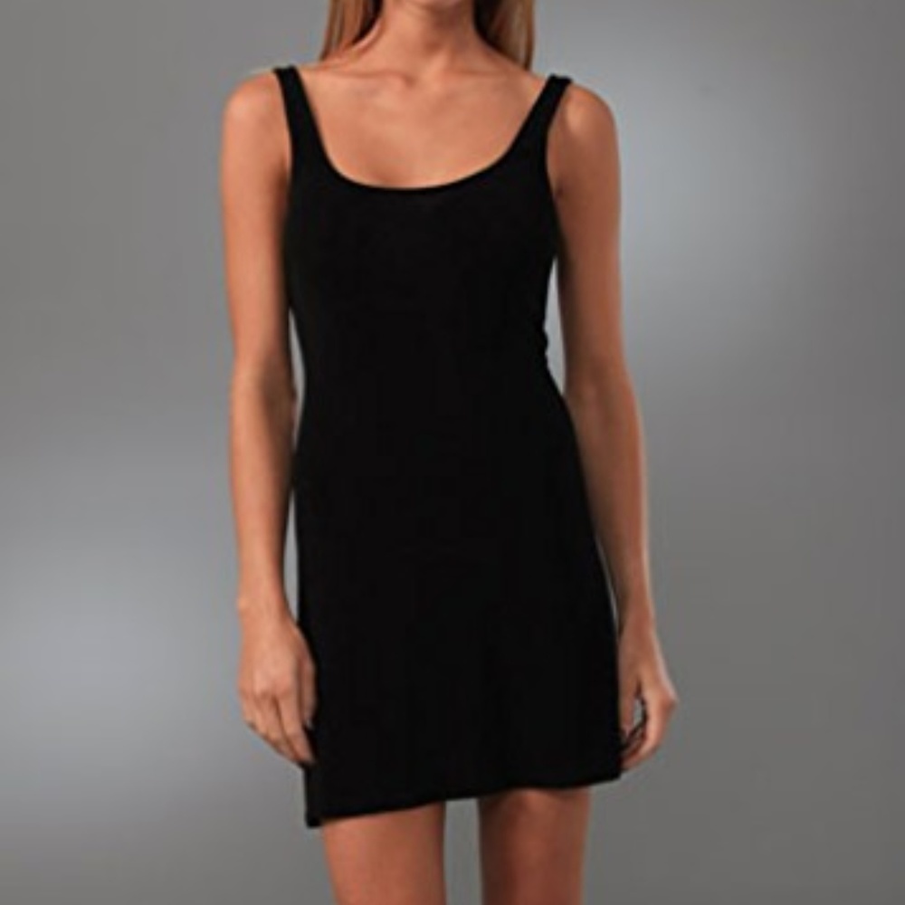 Sale! Sexy Free People black metallic threaded LBD